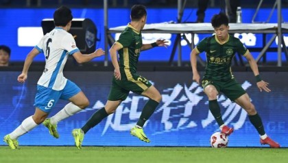 【中超】王钰栋世界波弗兰克点射 浙江2比1西海岸